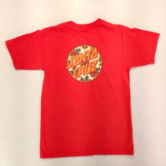 Santa Cruz Casual Crew Neck Short Sleeve Graphic T Shirt Mens Size S Red - Picture 9 of 9